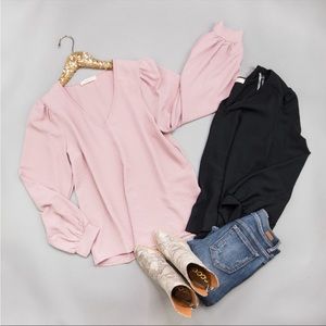 Mauve/ light pink blouse